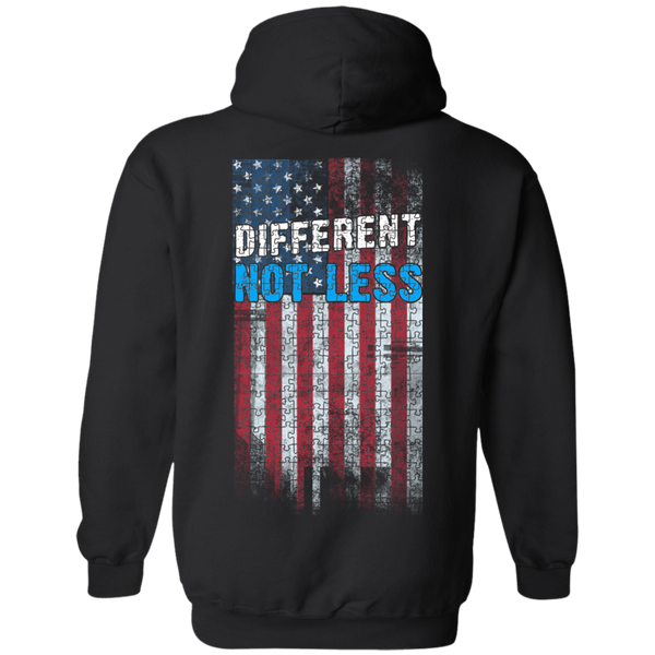 Autism American Flag - Different Not Less